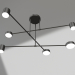 Modelo 3d Candelabro Mekli preto (07649-6A,19) - preview