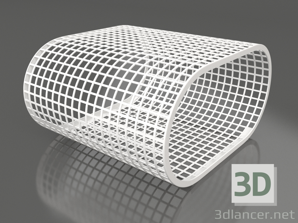 modello 3D Tavolino (Bianco) - anteprima