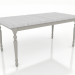 modèle 3D Table à manger 1600x800 mm (pliée, RAL 7044, blanc RAL 9010) - preview