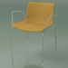 3d model Chair 2040 (4 legs, with armrests, with front trim, polypropylene PO00415) - preview