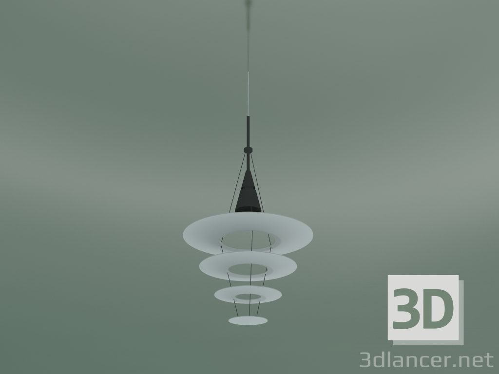 3 डी मॉडल लटकन दीपक ENIGMA 425 PENDANT (GU10, ALU, W-LED दीपक) - पूर्वावलोकन