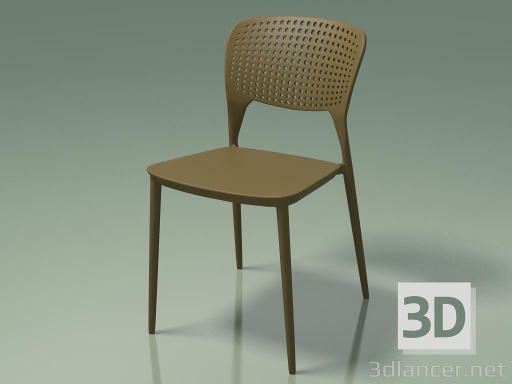 modello 3D Sedia Spark (111566, beige) - anteprima