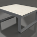 3D Modell Clubtisch 80 (DEKTON Danae, Anthrazit) - Vorschau