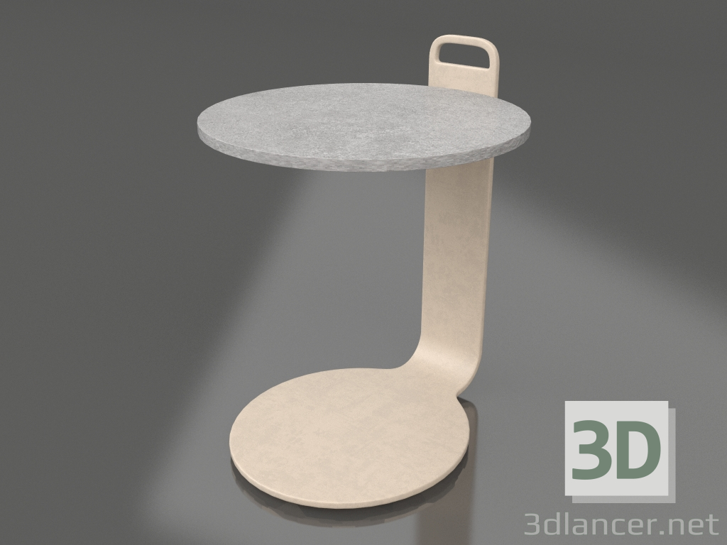 3d модель Стіл кавовий Ø36 (Sand, DEKTON Kreta) – превью