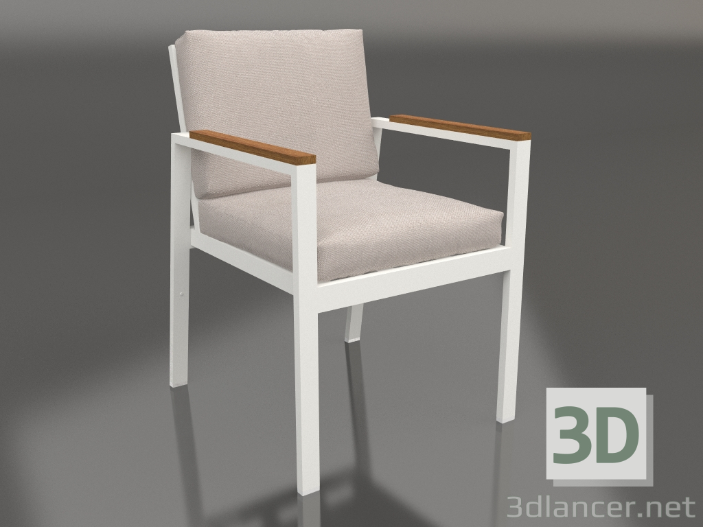 3d model Dining chair (Agate gray) - preview