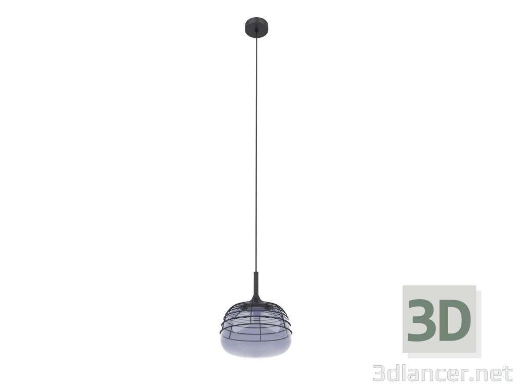 modello 3D Lampada a sospensione Smokey (Nero) - anteprima