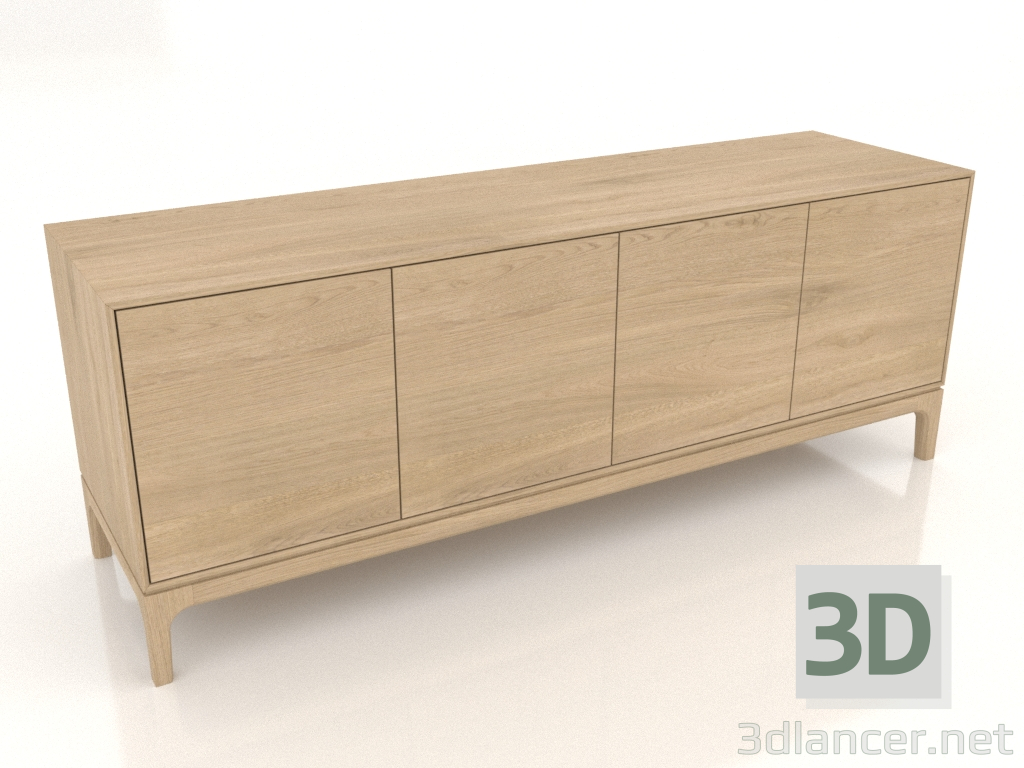 Modelo 3d Móvel de TV FARGO 1600x450x600 mm (carvalho clareado) - preview