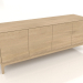 Modelo 3d Móvel de TV FARGO 1600x450x600 mm (carvalho clareado) - preview