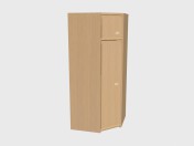 Corner wardrobe