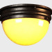 Modelo 3d Luminária INDUSTRIAL SEMISPHERE FLUSH MOUNT (BBZ-CH033-3) - preview