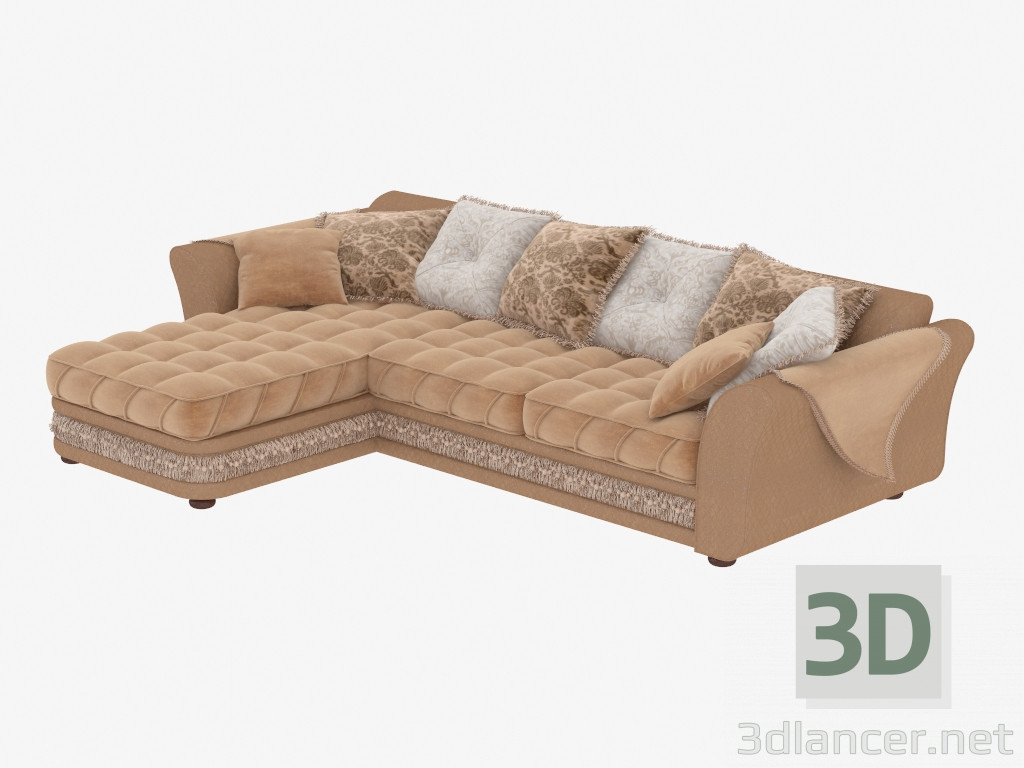 3d model Sofa, modular, angular - preview