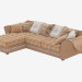 3d model Sofa, modular, angular - preview