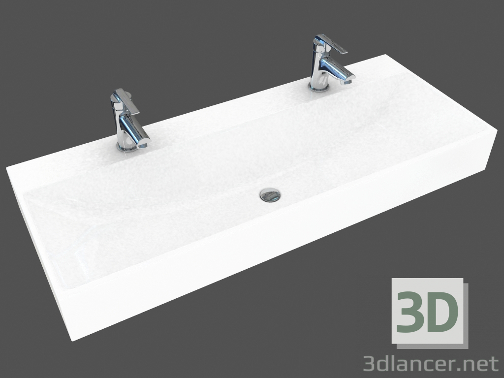 3D Modell Waschbecken Quattro (K61520) - Vorschau