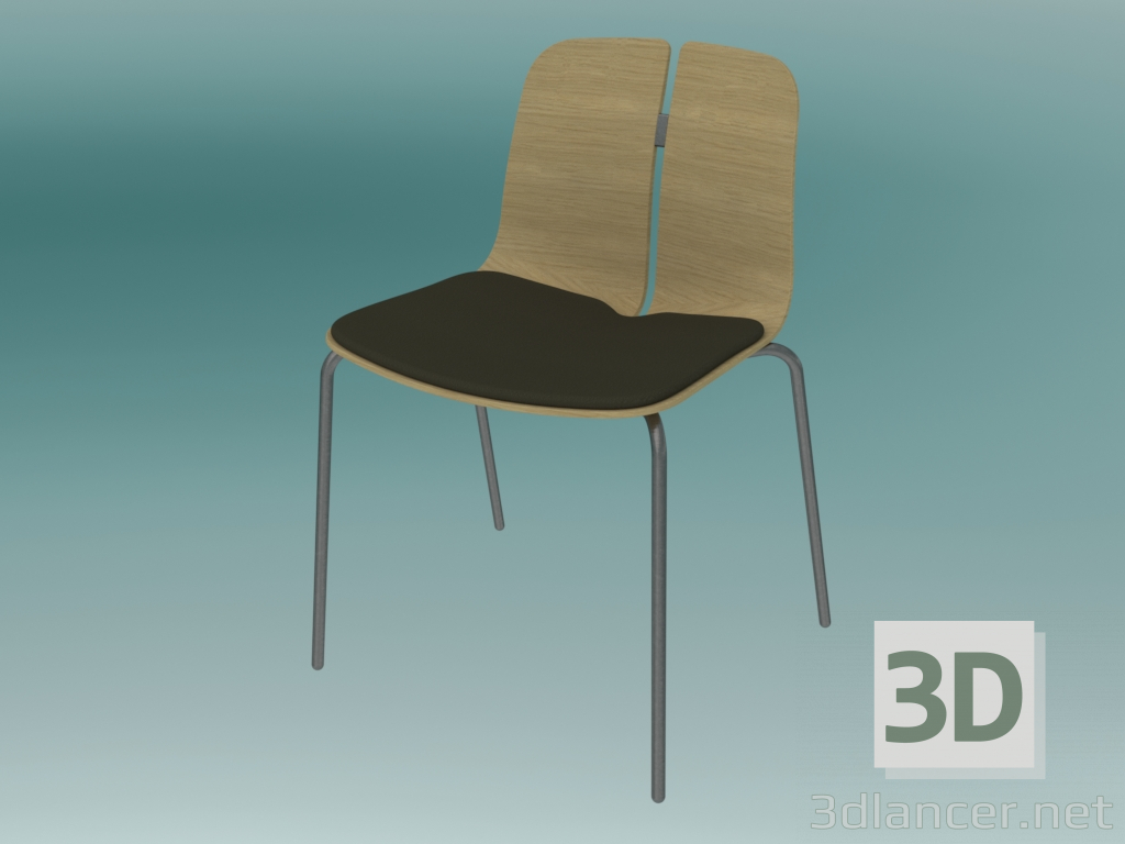 modello 3D Sedia impilabile LINK (S123Р) - anteprima