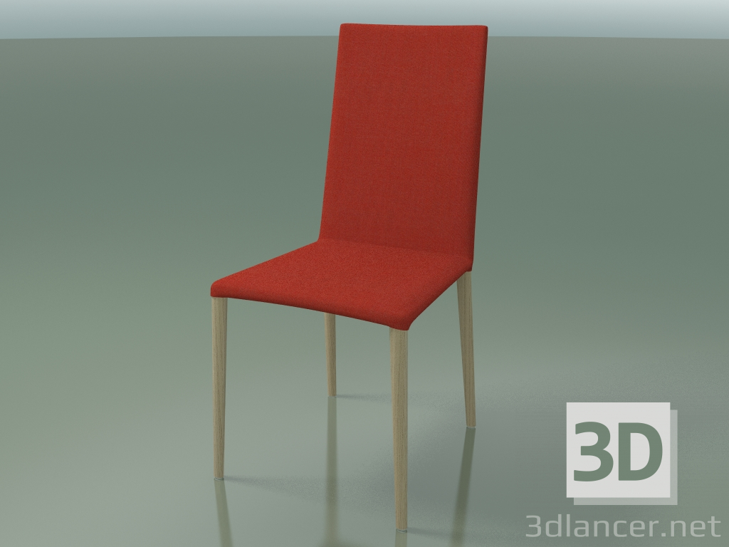 3D Modell Stuhl 1710 (H 96-97 cm, mit Stoffbezug, L20 gebleichte Eiche) - Vorschau