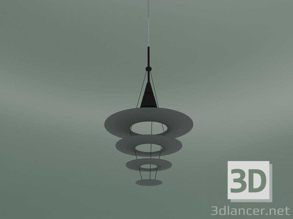 3D modeli Sarkıt ENIGMA 425 KOLYE (GU10, BLK, W-LED LAMBA) - önizleme