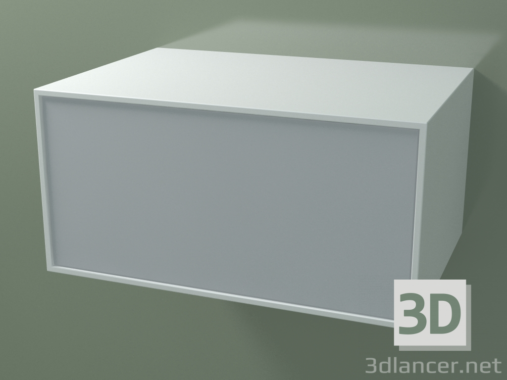 3d model Caja (8AUСВВ01, Glacier White C01, HPL P03, L 72, P 50, H 36 cm) - vista previa