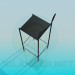 3d model High chair legs - preview