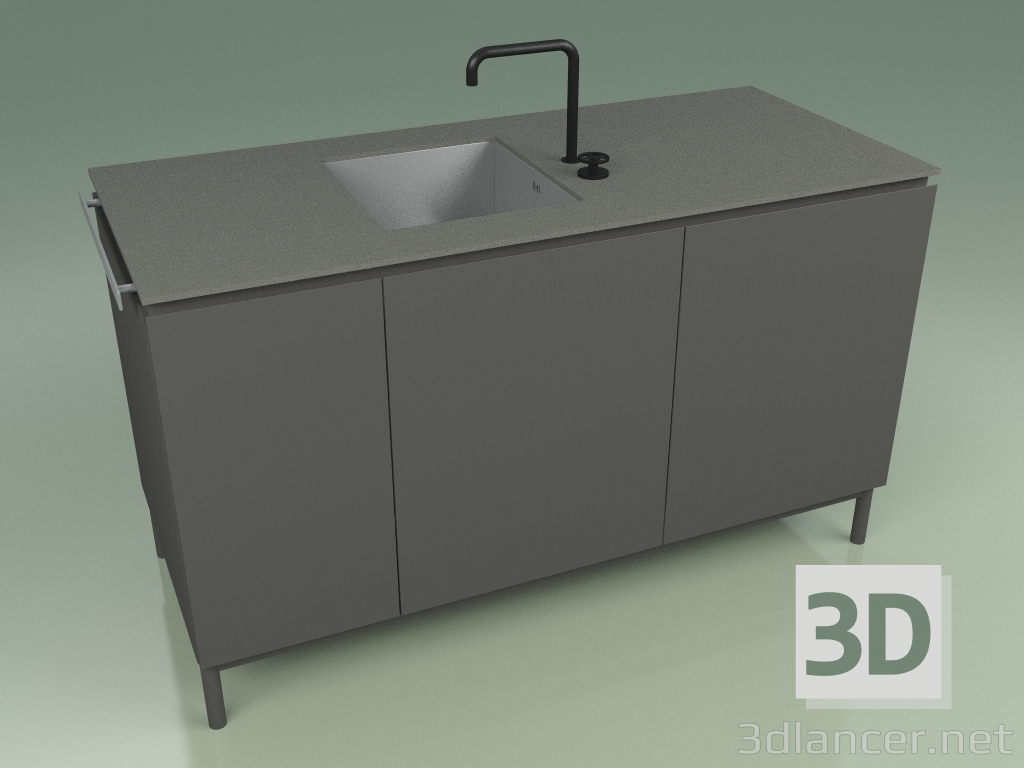 3d model Sink module 002 (Metal Smoke) - preview