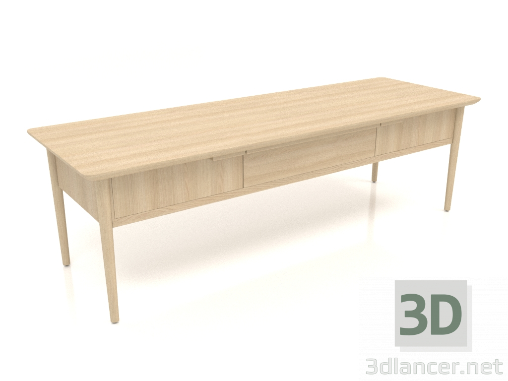 3d модель Стіл журнальний JT 012 (1660x565x500, wood white) – превью