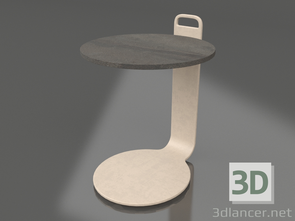 3d модель Стол кофейный Ø36 (Sand, DEKTON Radium) – превью