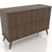 modèle 3D Commode 3 1200x400x800 mm (frêne noyer allégé) - preview