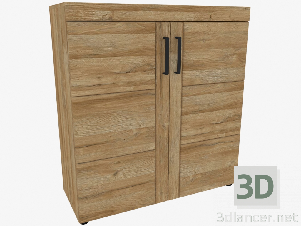 3d model Gabinete para calzado 2D (TIPO CNAG01) - vista previa