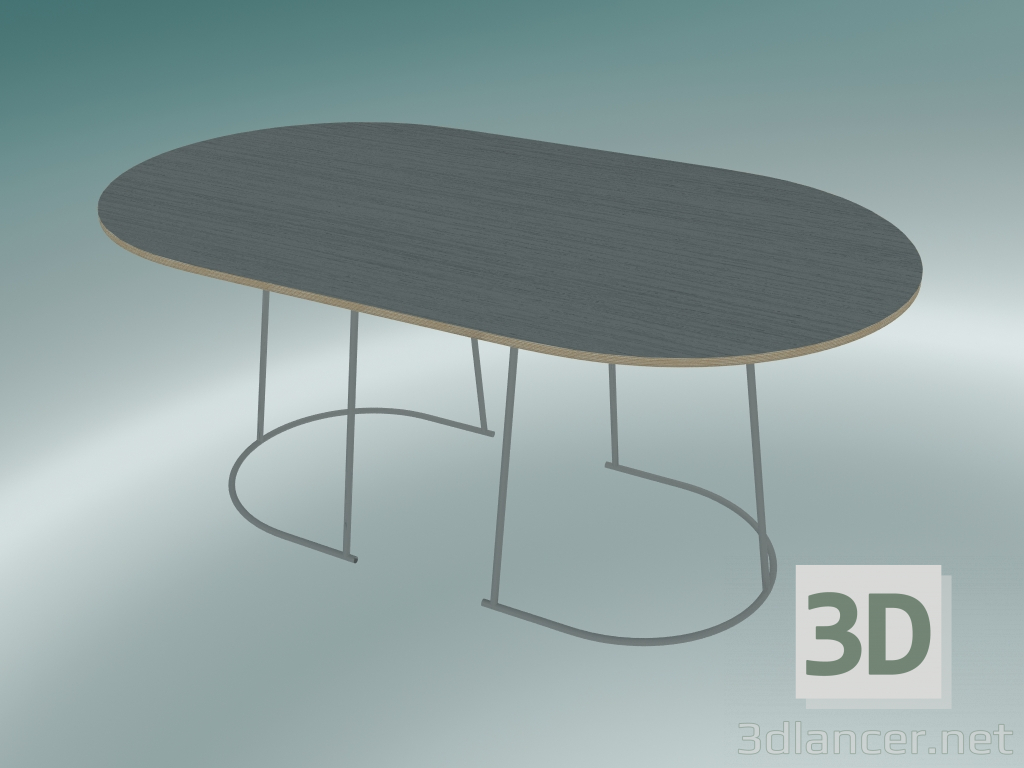 3d model Coffee table Airy (Medium, Gray) - preview