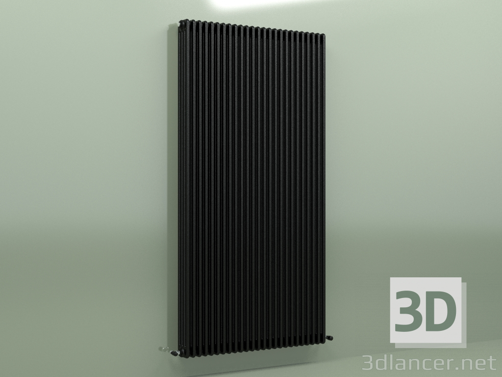 Modelo 3d Radiador TESI 4 (H 2200 25EL, Preto - RAL 9005) - preview