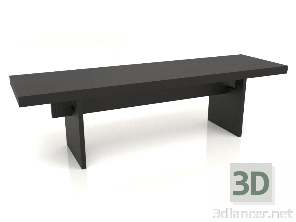 Modelo 3d Banco VK 13 (1600x450x450, madeira preta) - preview