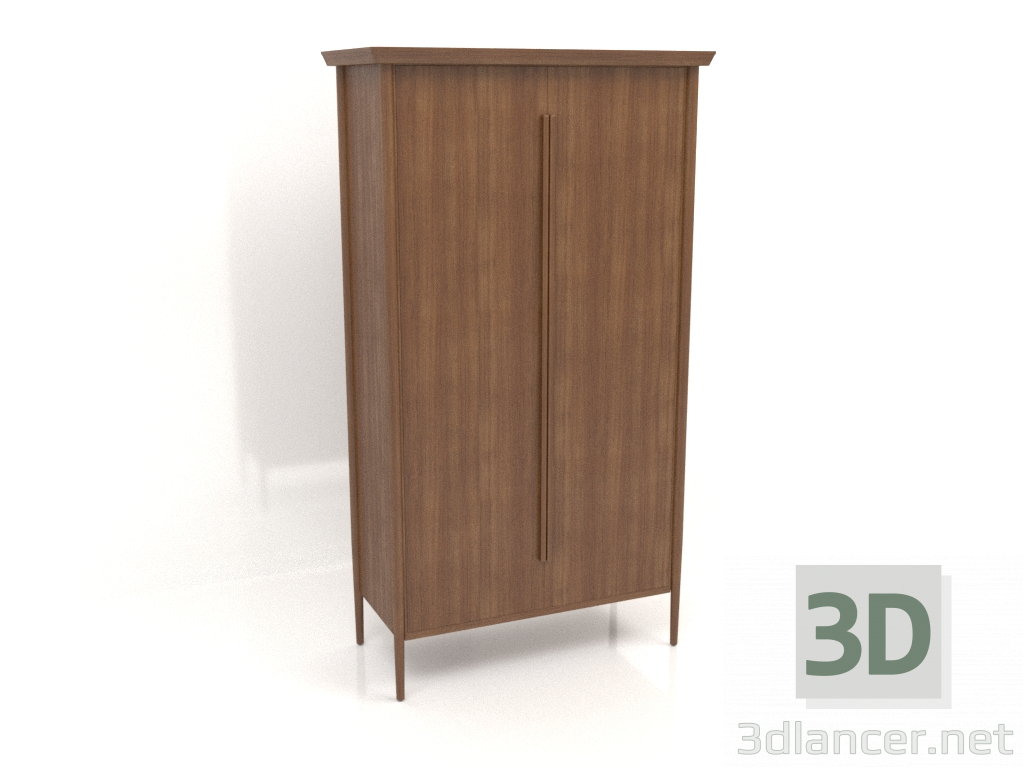 3D Modell Kleiderschrank MC 03 (1114х565х2000, Holzbraun hell) - Vorschau