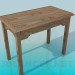 3d model Wooden table - preview