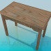 3d model Wooden table - preview