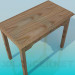 3d model Wooden table - preview