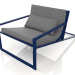 3d model Unique club chair (Night blue) - preview