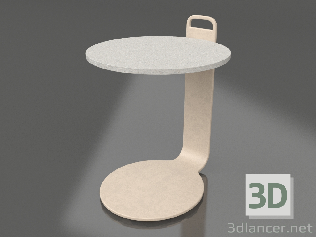 3d model Mesa de centro Ø36 (Arena, DEKTON Sirocco) - vista previa