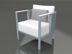 Club chair (Blue gray)