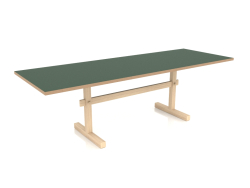 Mesa de jantar Gaspard 240 (Linóleo Verde)