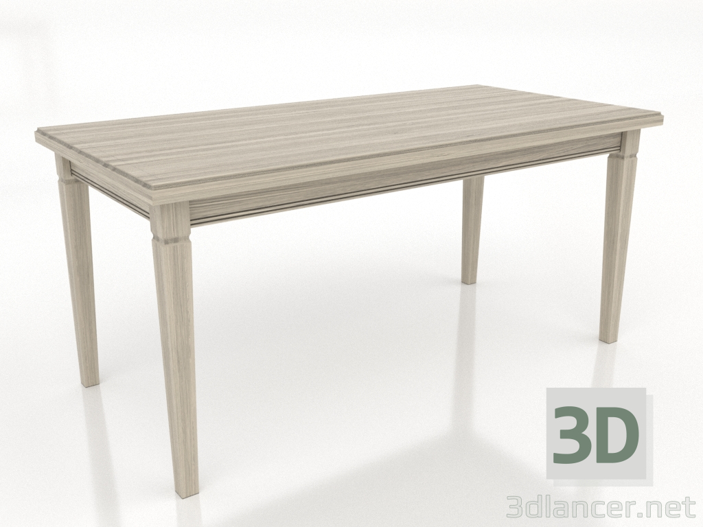 3D Modell Esstisch 1600x800 mm (Eiche hell) - Vorschau 3D Modell Esstisch 1600x800 mm (Eiche hell) - Vorschau
