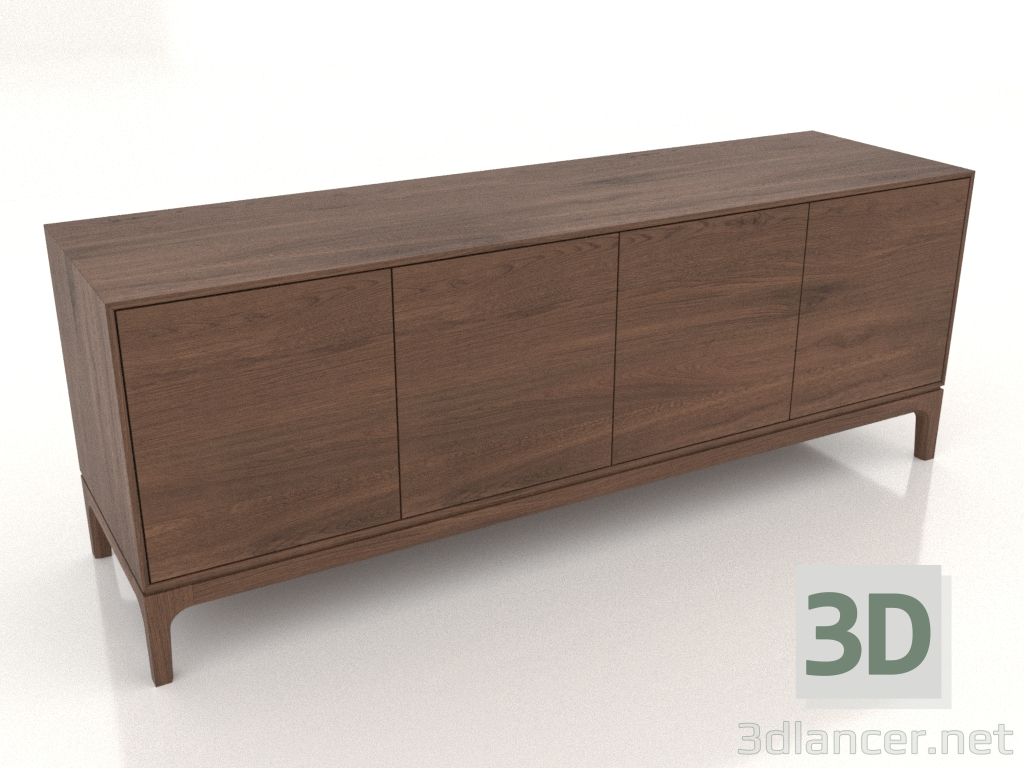 3d model Mueble de TV FARGO 1600x450x600 mm (roble tabaco) - vista previa 3d model Mueble de TV FARGO 1600x450x600 mm (roble tabaco) - vista previa
