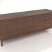 3d model Mueble de TV FARGO 1600x450x600 mm (roble tabaco) - vista previa