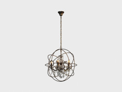 Ceiling IRON ORB CHANDELIER (CH014-5-LRR)