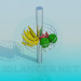 Modelo 3d Banca de frutas - preview