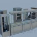 Modelo 3d Bar restaurante - preview