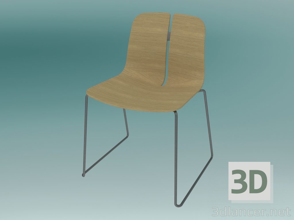 3d model Silla apilable LINK (S124) - vista previa