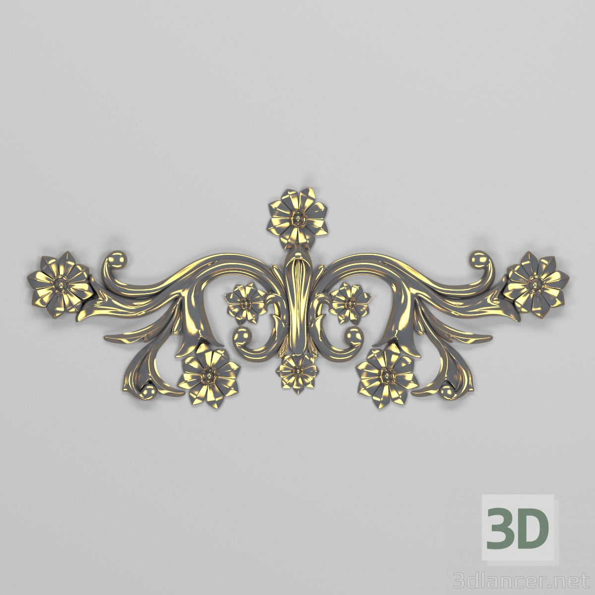 modello 3D di Arredamento orizzontale comprare - rendering