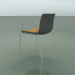 3d model Chair 2040 (4 legs, with armrests, with front trim, polypropylene PO00412) - preview