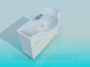 Lavabo con pedestal