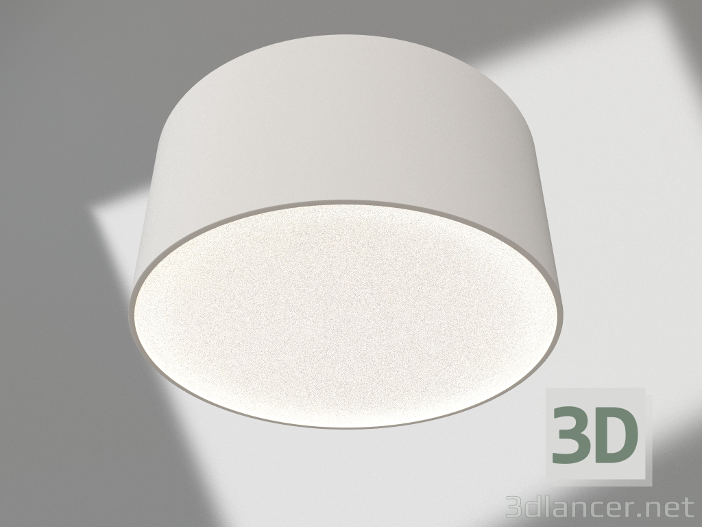 modèle 3D Lampe SP-RONDO-140A-18W Blanc Chaud - preview