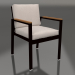 3d model Dining chair (Black) - preview